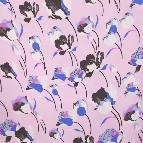 Talbots floral popover tunic top womens Size XL purple 3/4 sleeve - Picture 8 of 8